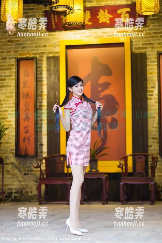 IMiss爱蜜社 - 写真界的黑丝女神：LindaLinda的风格你敢试吗？